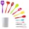 MegaChef Multicolor Silicone Cooking Utensils Set, 12ct.